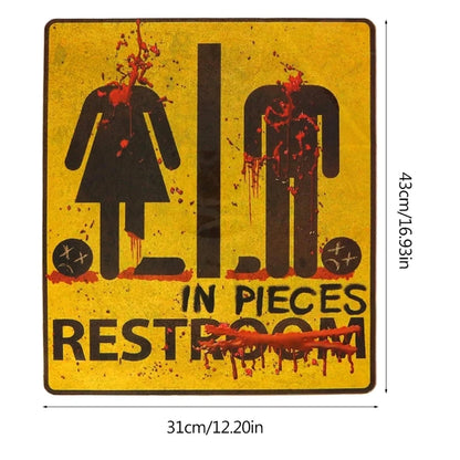 Autocollant de toilette Halloween décorez votre chambre avec style et élégance pour les décorations de fêtes sur le thème de
