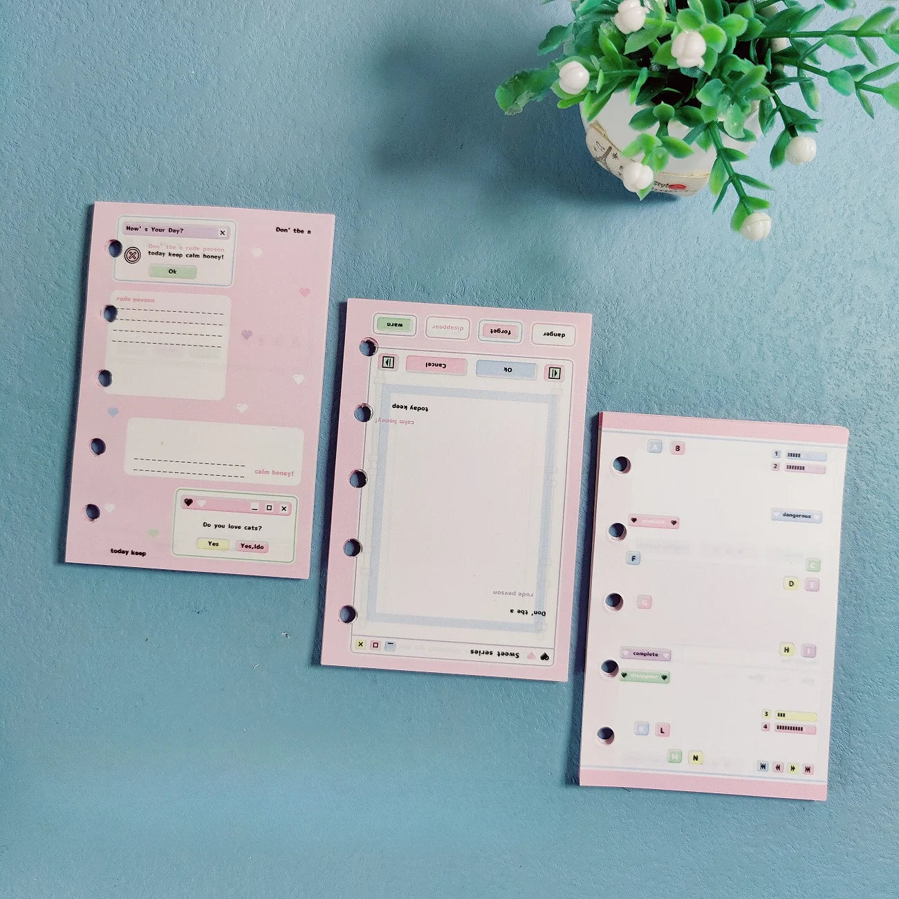 Coliky - classeur M5 étoile avec 60 feuilles