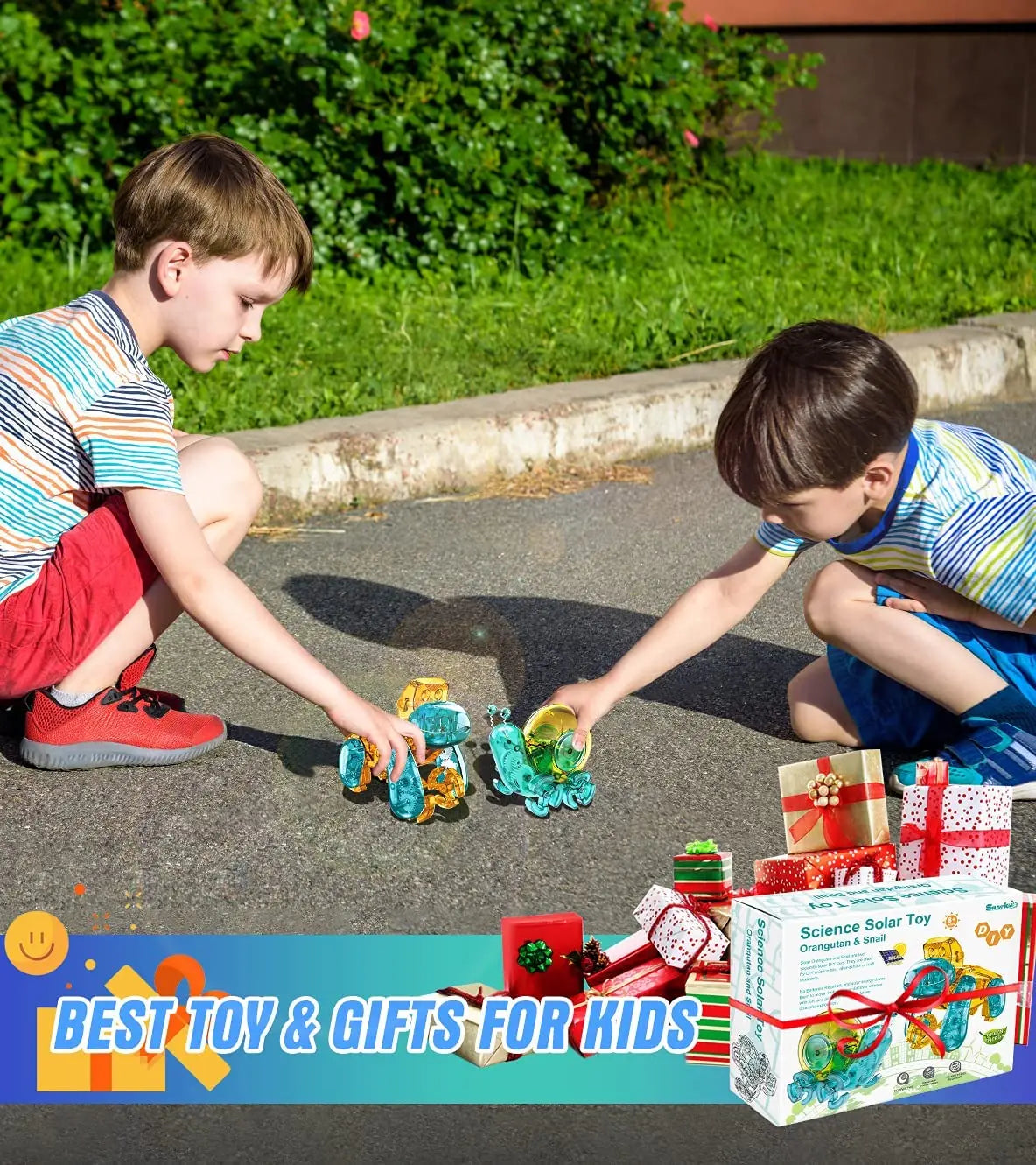 Kit de construction de robot solaire d'escargot pour enfants, expérience scientifique, jouet de bricolage, outil d'apprentissage, éducation, gadgets technologiques, cadeau, 62