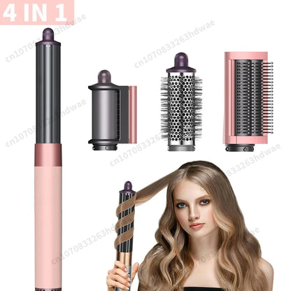 Ensemble de coiffure 6 en 1, sèche-cheveux 220V, brosse à Air chaud pour bouclage automatique, outils de coiffure à ions négatifs, meilleur cadeau pour femmes
