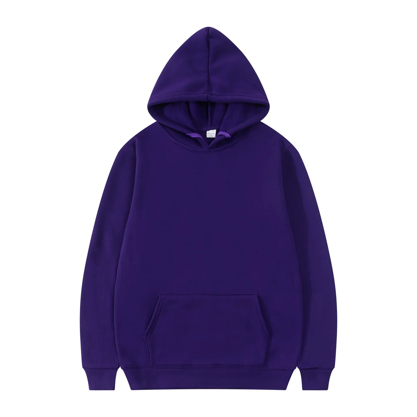 Nouvelle mode hommes sweats à capuche femmes pull printemps automne sweat à capuche décontracté sweats à capuche de couleur unie surdimensionné noir sweat F