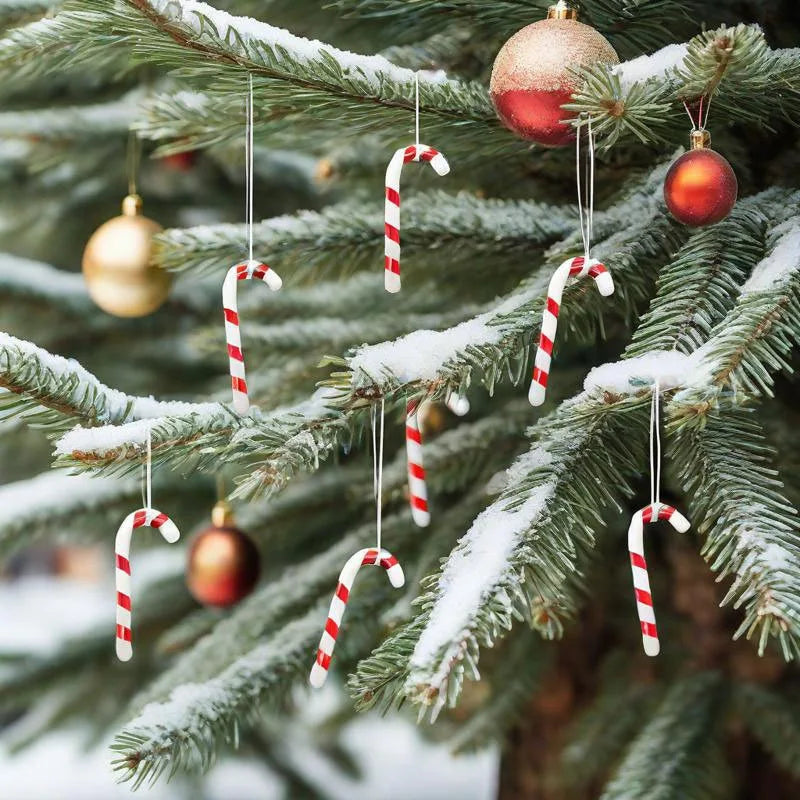 Décorations sucre d'orges de noël de 7cm