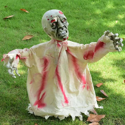 Grande balançoire fantôme à commande vocale, décoration d'horreur d'Halloween, accessoires effrayants, décoration de la maison et du jardin, nouveau