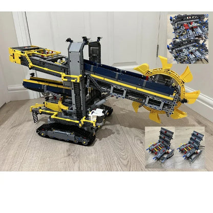 MOC-24566 nouveau 42055 Slick seau roue pelle grue modèle 3944 pièces bloc de construction jouets enfants jouets garçon cadeaux de noël