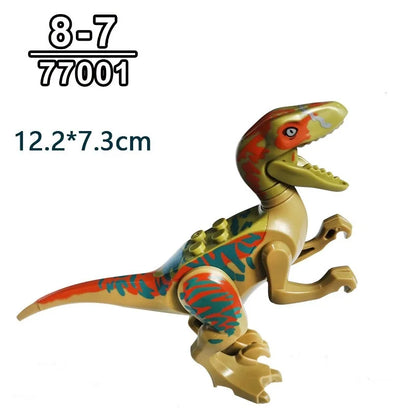 Mini bloc de construction jouet dinosaure jurassique Puzzle Animal tyrannosaure Rex ptérosaure bloc de construction jouet cadeau pour enfants
