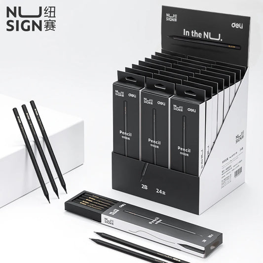 Deli -  10 pièces crayon papier 2B/HB