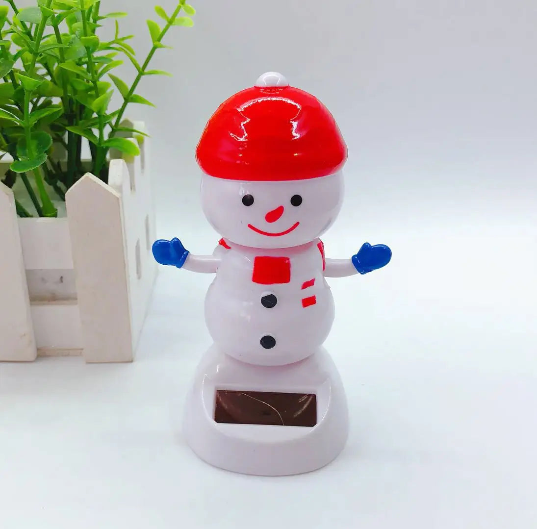 Décoration de bureau de noël pour la maison, danse solaire, père noël, élan, bonhomme de neige, cadeau de joyeux noël, accessoire pour la maison, décoration de Festival