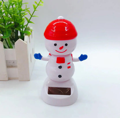 Décoration de bureau de noël pour la maison, danse solaire, père noël, élan, bonhomme de neige, cadeau de joyeux noël, accessoire pour la maison, décoration de Festival