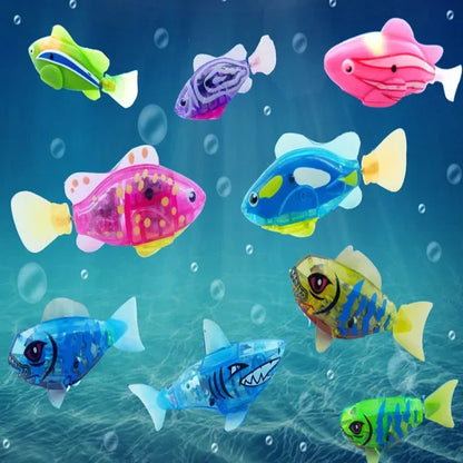 Jouets de bain, poisson de natation attrayant activé dans l'eau, électronique magique, Gadgets amusants, cadeau intéressant pour les enfants