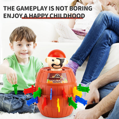 Seau Pirate de bureau, jouet interactif créatif Parent-enfant pour enfants âgés de 3 ans et plus