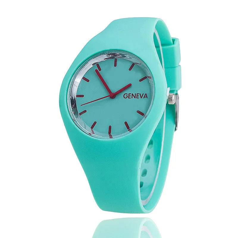 montres Ultra-mince mode bracelet en Silicone