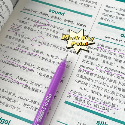 PHANTACI - 9 pièces/ensemble stylo à encre Gel 0.6mm