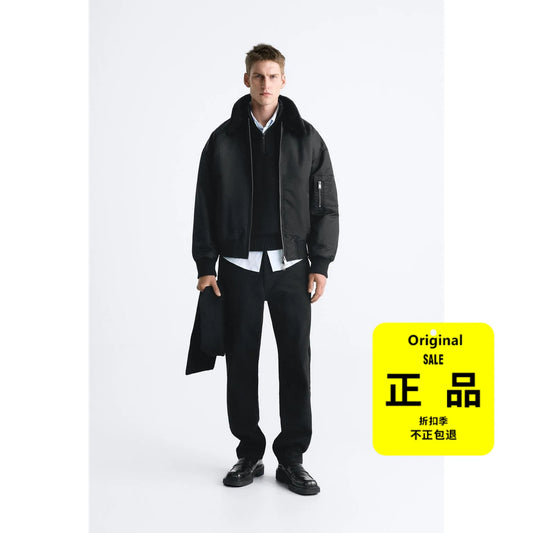 8281/657 Col en fourrure d'hiver pour veste en coton épais pour hommes 8281657   manteaux de veste d'hiver