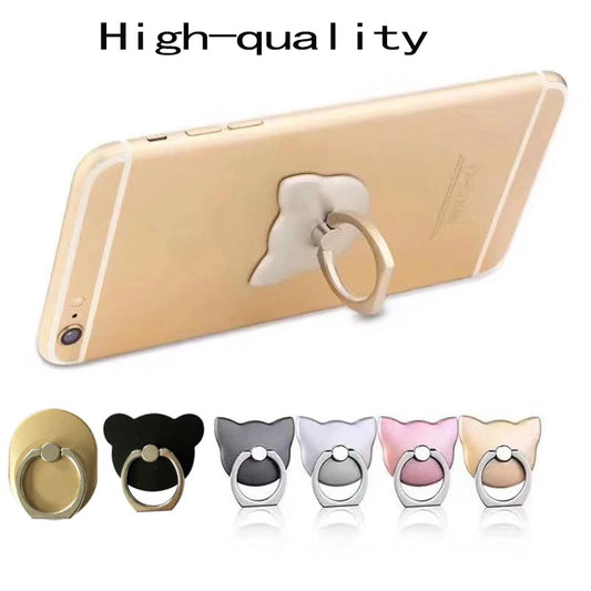 Anneau de doigt de chat Support de téléphone portable