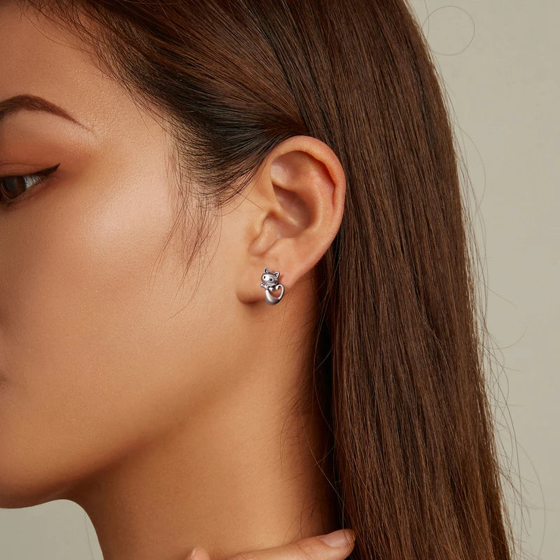 WOSTU – boucles d'oreilles en argent Sterling 100% pour femme, bijou en argent S925, cadeau idéal, référence FIE073