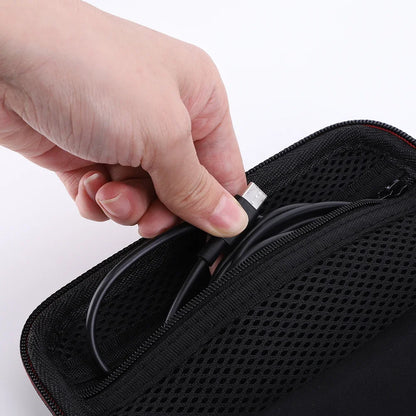 Hard Carrying Case for ANBER Alfred Retro Game Console Travel Storage Holder with SD Card Mesh Bag Portable Bag RG35XX H RG353M