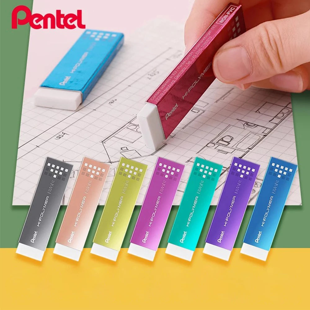 Pentel-Gomme fine pour croquis en surbrillance, dessin, modification de caricmotative, EZEE02, 4.5mm, fournitures d'art, papeterie, japon