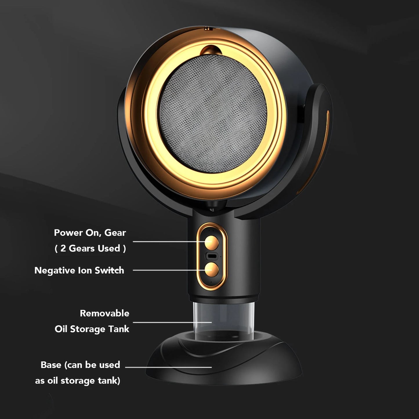 Hotte de cuisine portable pour appartement, ventilateur de bureau, 2 vitesses, USB 62, 5V, 8W