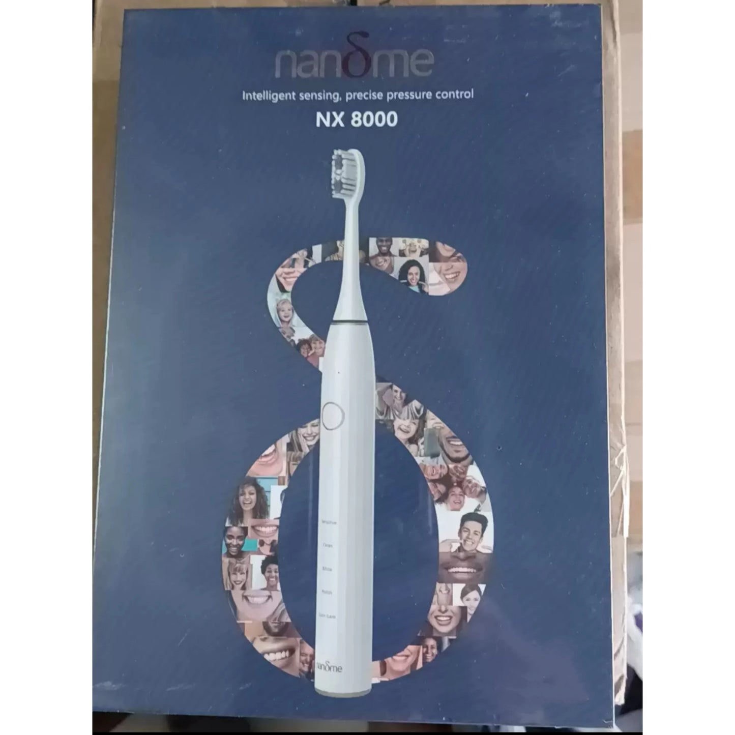 Têtes de brosse à dents de rechange pour brosse à dents électrique sonique nandme nx8000, tête de brosse à dents à poils souples DuPont, 4/8/16 pièces