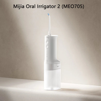 Nouveau XIAOMI MIJIA irrigateur Oral MEO705 blanchiment des dents Flosser nettoyeur de dents buccales fil de sélection d'eau pour réservoir d'eau des dents