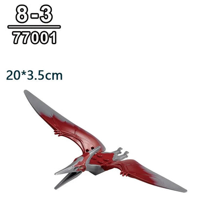 Mini bloc de construction jouet dinosaure jurassique Puzzle Animal tyrannosaure Rex ptérosaure bloc de construction jouet cadeau pour enfants