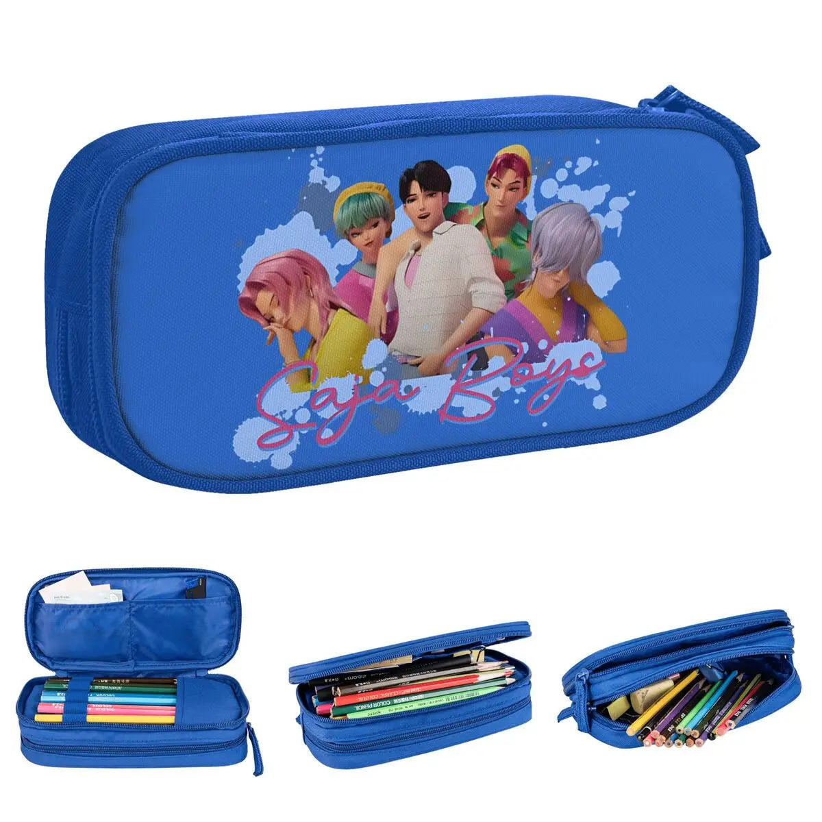 Joli SAJA garçons chasseurs de démons trousses à crayons