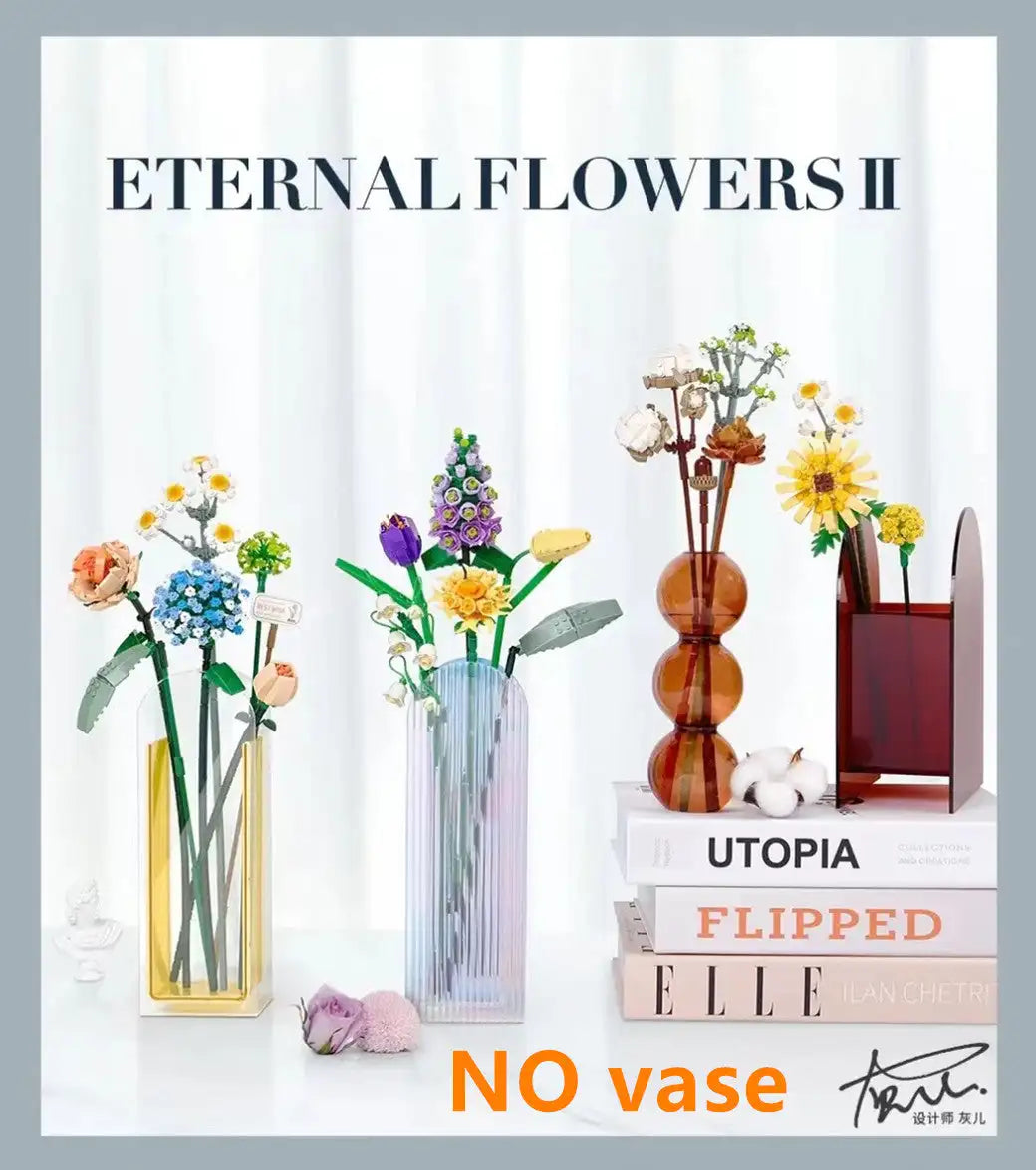 LOZ mini blocs blocs de construction filles jouets briques à monter soi-même fleurs Puzzle femmes cadeau décor à la maison 1670 1671 1672