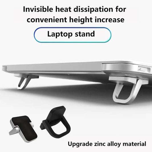 2pcs Laptop Stand Mini Portable Foldable Invisible Laptop Stand for Macbook Notebook Holder Cooling Bracket