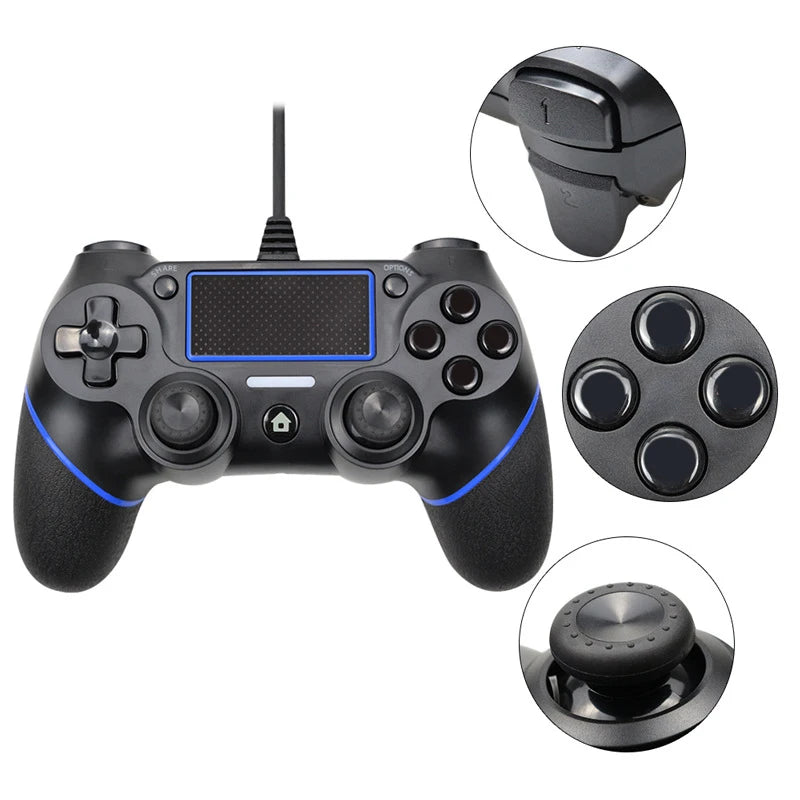 USB Bluetooth Gamepad Wireless Controller for PS4 Playstation PS 4 Play Station Pro Slim PC Remote Control Game Pad Accessories
