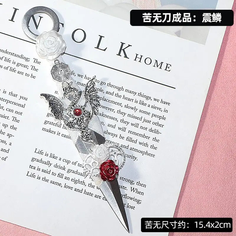 Lettres ventilées en acier inoxydable, épée n'a pas été aiguisée,