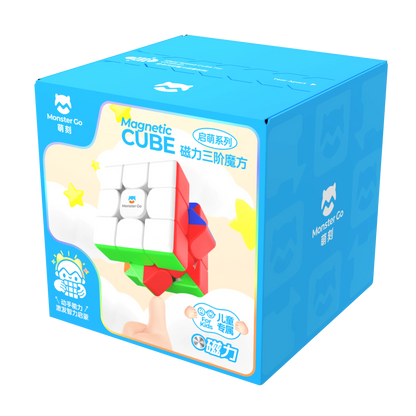 Cube de vitesse magique magnétique sans autocollant, jouets professionnels, GAN Monster Go, 352M, MG352, 3Bery, M, EDU, V3M