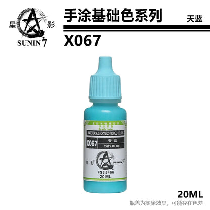 Peinture pigmentée peinte à la main, modèle de série, jouet en x049-x072 irrigation, coloriage, revêtement de stylo à main, similaire à Vallejo Staline, document de base