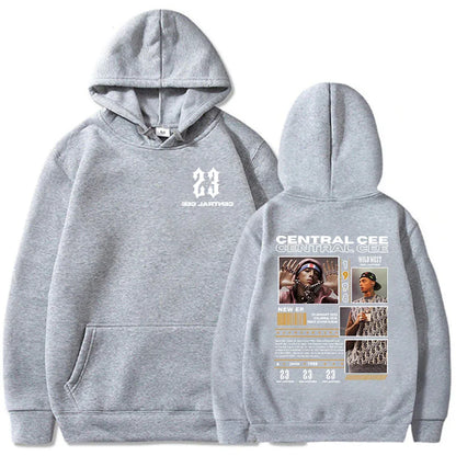 Central Cee-Sweats à capuche College, manches longues, pulls à capuche, streetwear, impression évasée, vêtements de mode, unisexe, CAN'T RUSH GREATNESS