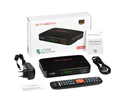 [Genuine] Best Classic Version GTMEDIA V7 Pro DVB-S2 S2X T2 FHD Satellite TV Decoder Receiver Upgrade CA Card Slot USB WiFi