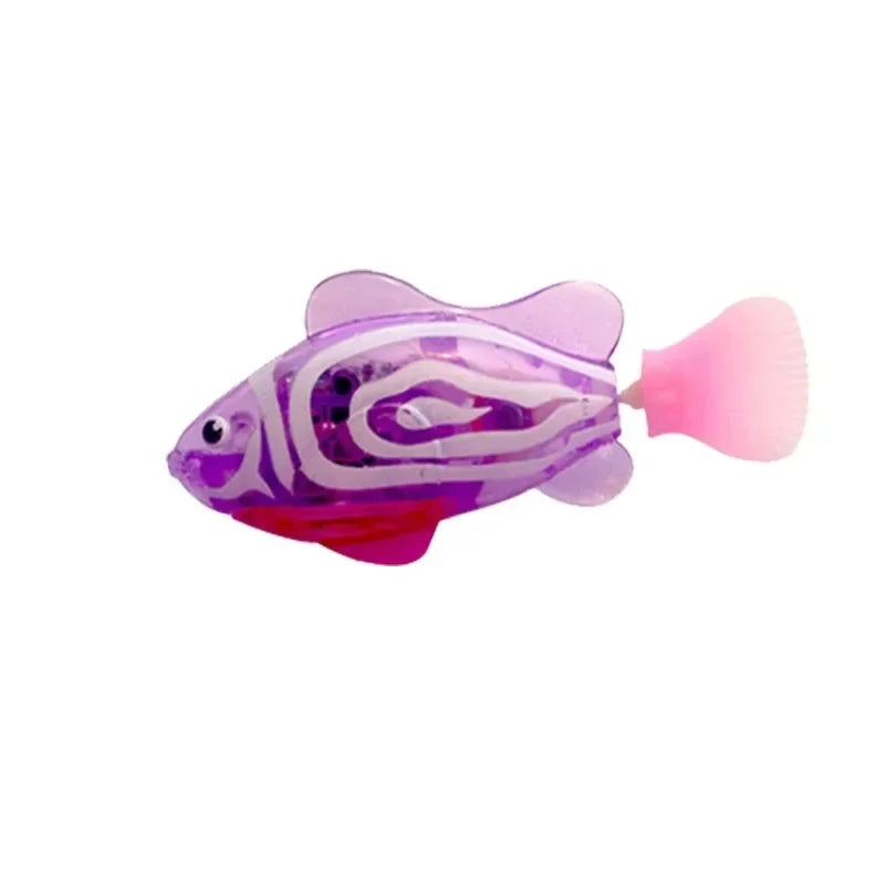 Jouet poisson  pour chat LED inductif interactif