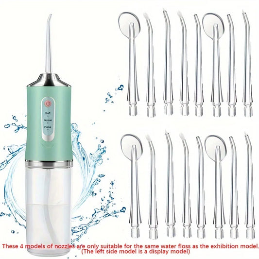 HAOYUNMA Kit d'Hygiène Dentaire, Comprend des Buses Standard et Orthodontiques 16 PIECES