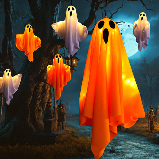 Décorations suspendues fantômes d'halloween, 50x40cm,