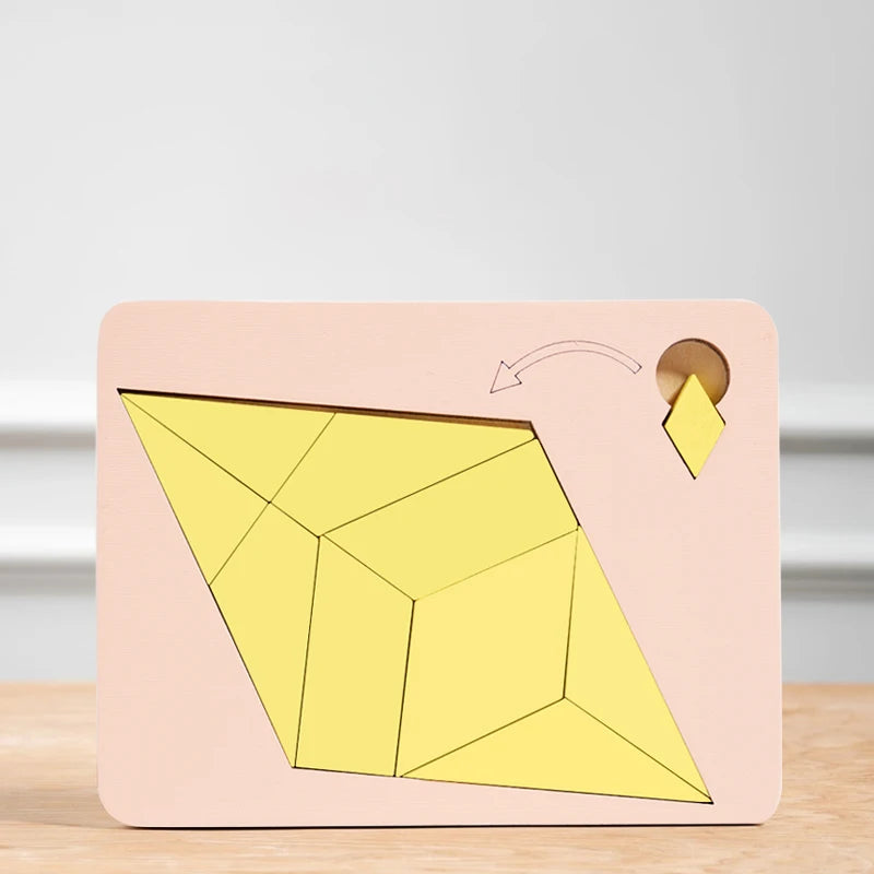 Puzzles géométriques en bois défi Impossible combustion du cerveau décompression qi esprit casse-tête pour adultes enfants