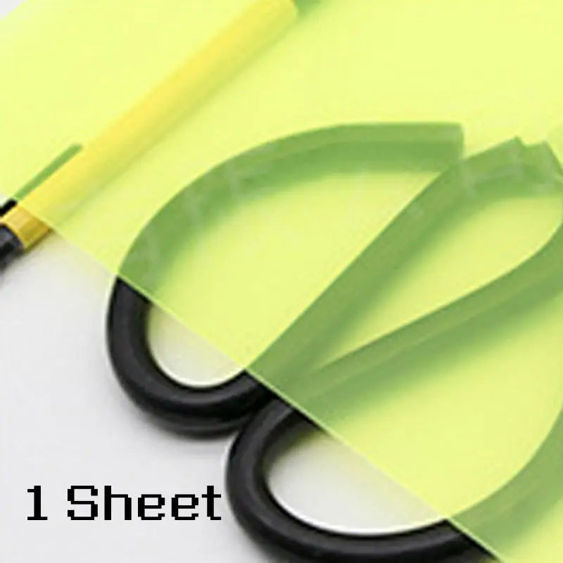 Feuille de plastique transparente A4, acétate PVC, filtre de lumière colorée,