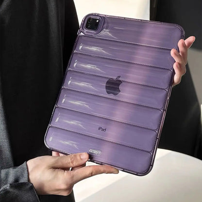 Puffer Bumper Case pour iPad Pro, Doudoune, Juste transparente, Étui souple, iPad Pro 11, 12.9, M2, 2022, 10.9, 10e, Air 4, 5, 12.9, 2018, 2020, 2021