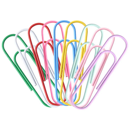 6 pièces Super grand trombone 10 cm 4 pouces couleurs assorties Jumbo grands clips de papeterie, grands Clips de documents de Journal géants