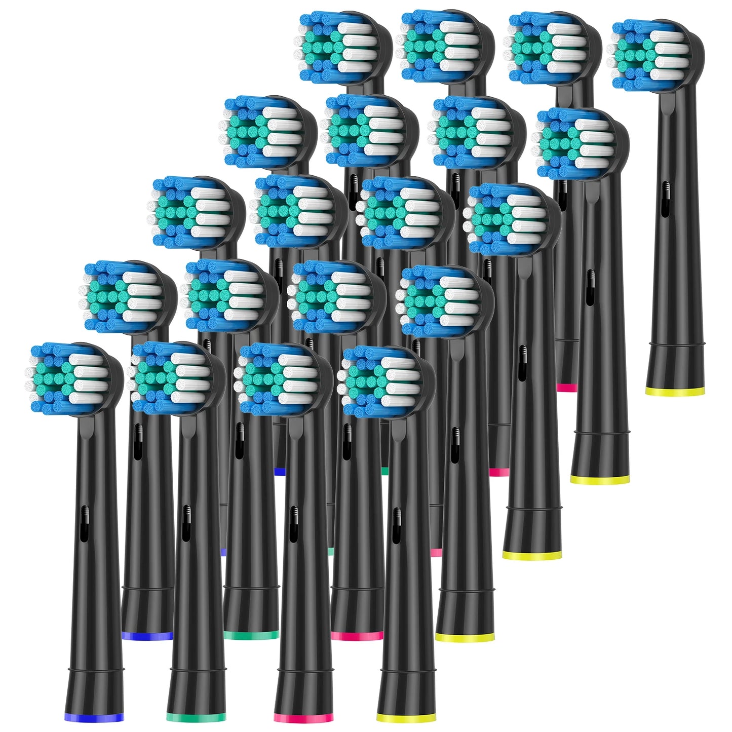 Tête de brosse à dents Compatible avec la brosse à dents électrique Oral b Braun, têtes de brosse de remplacement de précision pour Pro Smart Genius, Effici