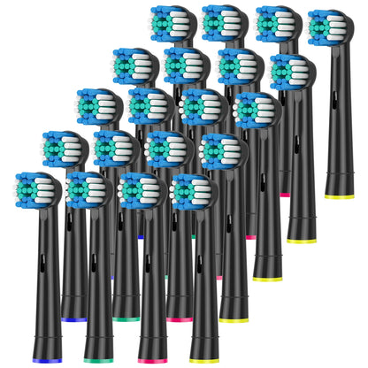 Tête de brosse à dents Compatible avec la brosse à dents électrique Oral b Braun, têtes de brosse de remplacement de précision pour Pro Smart Genius, Effici