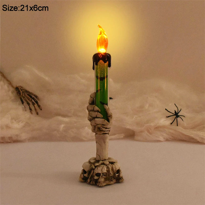Lumière LED Mains Fantômes Sons pour Halloween, Accessoires d'Horreur pour Maison Hantée, Fournitures de Décoration pour ixJoyeuse