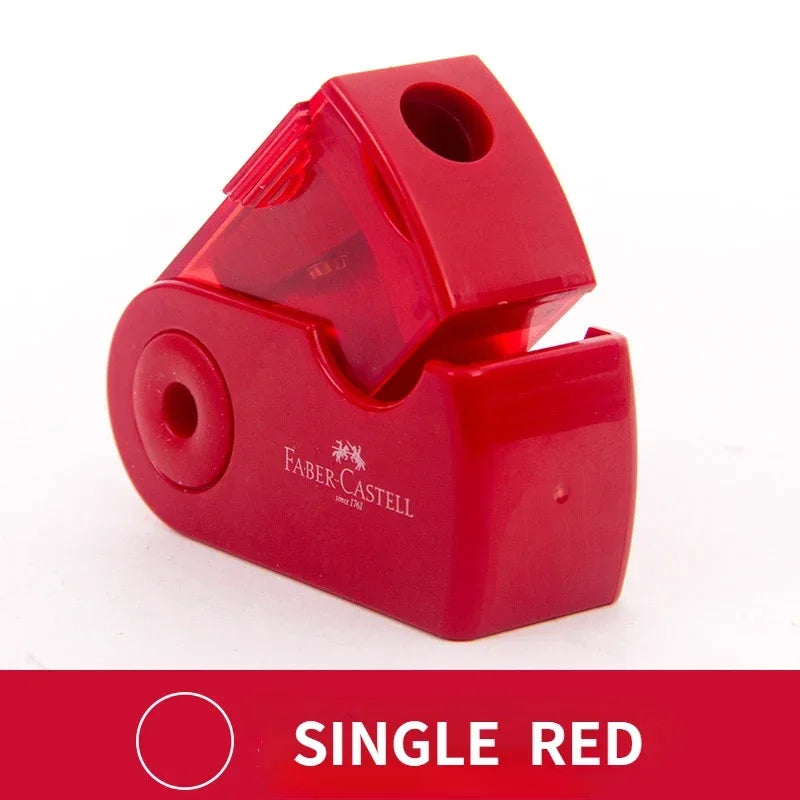 Taille-crayon double, trou unique, multifonctionnel, fournitures scolaires et de bureau, article créatif pour étudiant