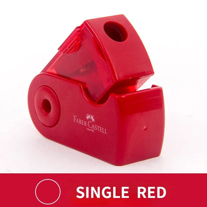 Taille-crayon double, trou unique, multifonctionnel, fournitures scolaires et de bureau, article créatif pour étudiant