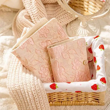 Fromthenon A5 A6 tissu feuille d'érable cahier classeur