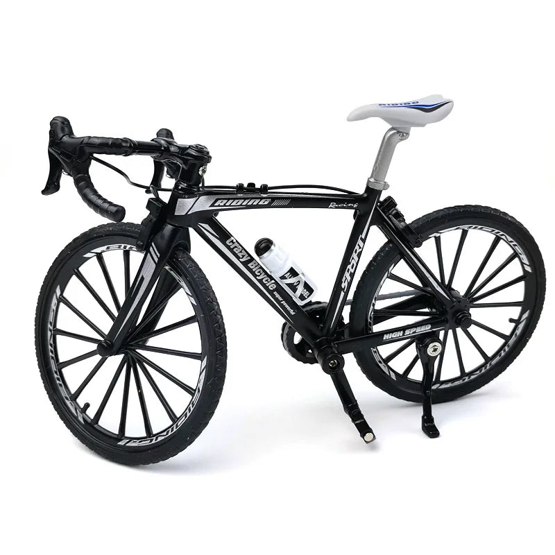 Modèle de vélo en métal moulé sous pression, échelle 1:10, ville pliée, course sur route, cyclisme, Mini vélo pour Collection, ami, cadeau pour enfants, jouets pour garçons