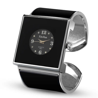 Montre-bracelet à cadran simple pour femme, montres Quart, bracelet de charme élégant, mode décontractée,