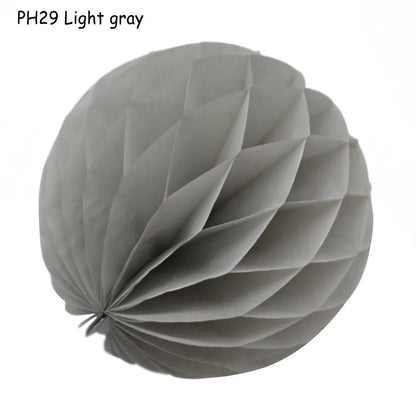 Boule décorative en papier nid d'abeille, 5 pièces/lot, 10/15cm, fleur Pastel, décoration de fête d'anniversaire pour mariage, enfant, fournitures de réception-cadeau pour bébé 8Z